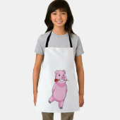 Schweinefleisch mit Rose Blume Schürze (Insitu)