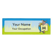 Schweinefleisch mit Schild (Vorderseite)