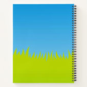 Schweinefleisch mit Schild Notizbuch (Rückseite)