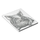 Schweinefleisch Notizblock (angewinkelt)