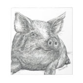 Schweinefleisch Notizblock (Vorderseite)