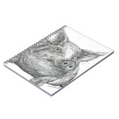 Schweinefleisch Notizblock (Linke Seite)