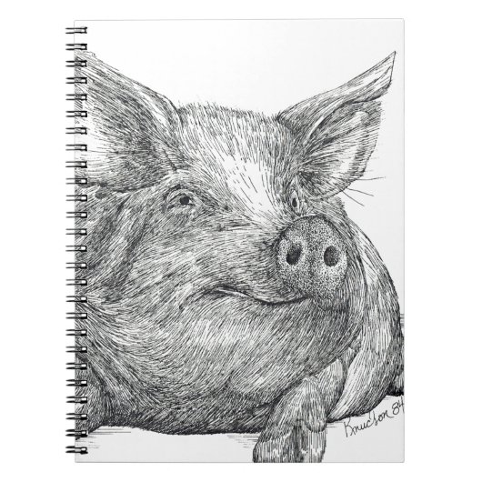 Schweinefleisch Notizblock (Vorderseite)