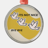 Schweinefleisch Ornament Aus Metall (Vorne)