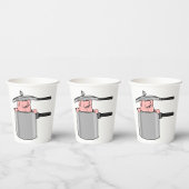 Schweinefleisch Pappbecher