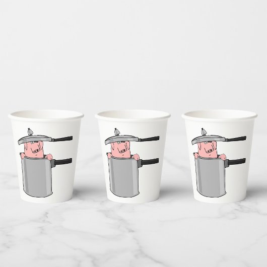 Schweinefleisch Pappbecher