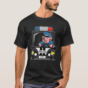 Schweinefleisch, Polizist, Hog Lover, Funny Farm A T-Shirt