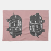 Schweinefleisch-Schnitte III Geschirrtuch (Horizontal)