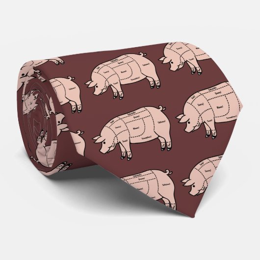 Schweinefleisch-Schnitte Krawatte (Gerollt)
