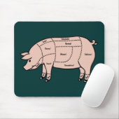 Schweinefleisch-Schnitte Mousepad (Mit Mouse)
