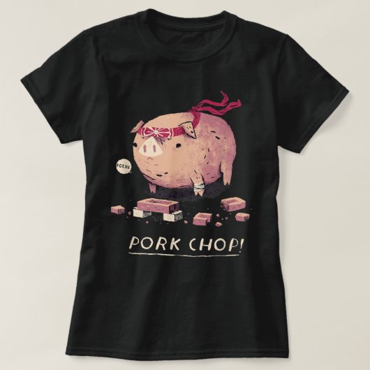 Schweinefleisch , Schweinefleisch, niedliches Schw T-Shirt (Design vorne)