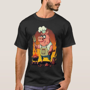 Schweinefleisch-Schweinegrill-Steak 3 T-Shirt