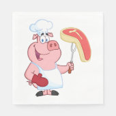 Schweinefleisch Serviette (Vorderseite)