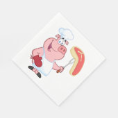 Schweinefleisch Serviette (Ecke)