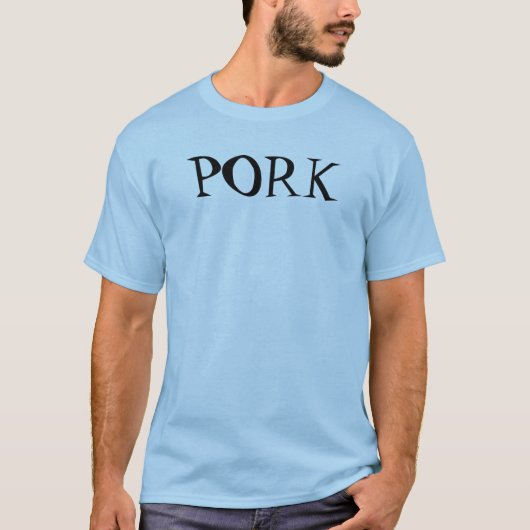 SCHWEINEFLEISCH T-Shirt (Vorderseite)