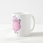 Schweinefleisch-Tasse Kaffeetasse (VorderseiteRechts)