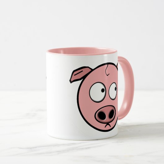 Schweinefleisch-Tasse Tasse (VorderseiteRechts)