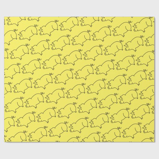 Schweinefleisch Thunder_Cove Geschenkpapier (Flach)