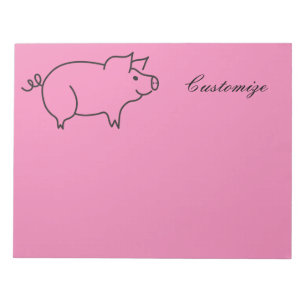 Schweinefleisch Thunder_Cove Large Notizblock