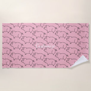 Schweinefleisch Thunder_Cove Strandtuch