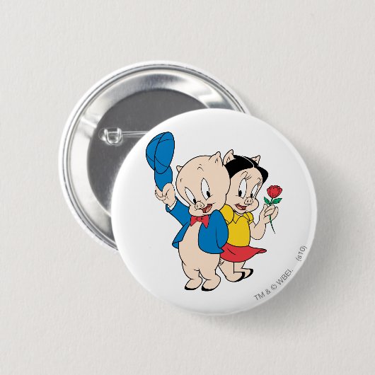 Schweinefleisch und Petunia Button (Vorne & Hinten)