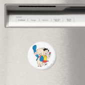 Schweinefleisch und Petunia Magnet (In Situ (Geschirrspüler))