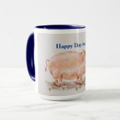 Schweinefleisch und Robin-Tasse, Tasse (Vorderseite Links)