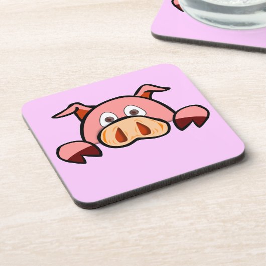 Schweinefleisch-Untersetzer Getränkeuntersetzer (Linke Seite)