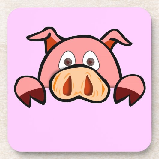  Schweinefleisch-Untersetzer Getränkeuntersetzer (Vorderseite)