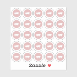 Schweinefleischaufkleber Aufkleber