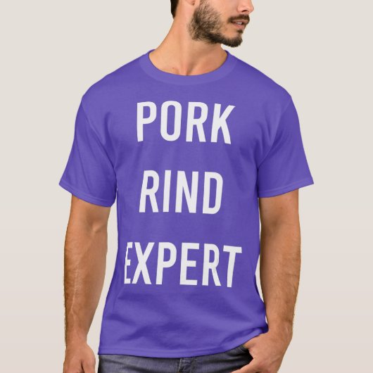 Schweinefleischexperte Funny Junk Fast Food Gag Ge T-Shirt (Vorderseite)