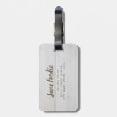 Schweinefleischmedaillons tenderloin mit Kartoffel Gepäckanhänger (Rückseite vertikal)