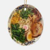 Schweinefleischramen-Nudeln Keramik Ornament (Links)
