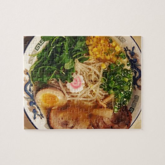 Schweinefleischramen-Nudeln Puzzle (Horizontal)