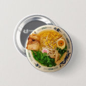Schweinefleischramen-Nudelsuppe Button (Vorne & Hinten)