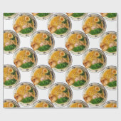 Schweinefleischramen-Nudelsuppe Geschenkpapier (Flach)