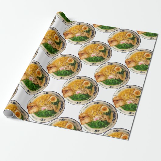 Schweinefleischramen-Nudelsuppe Geschenkpapier (Ungerollt)