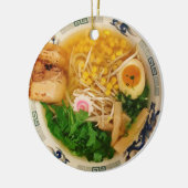 Schweinefleischramen-Nudelsuppe Keramikornament (Links)