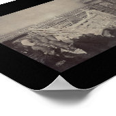 Schweinefleischverarbeitendes Foto 1900 Poster (Ecke)