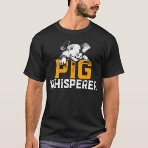 Schweineflüsterer Landwirt Vintage-Shirt T-Shirt