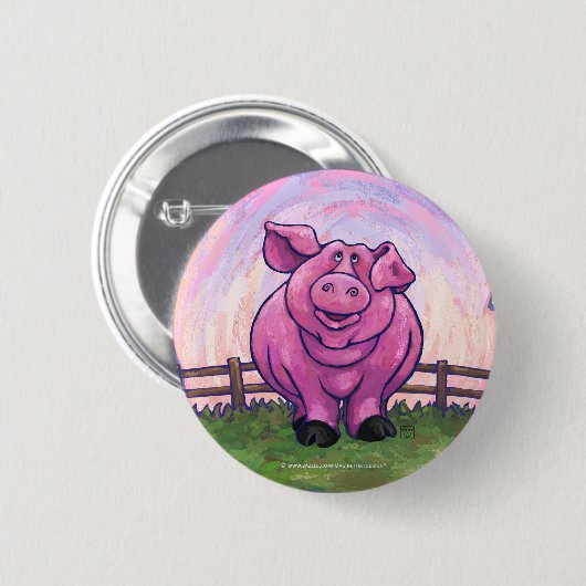 Schweinegengeschenke und -zubehör button (Vorne & Hinten)