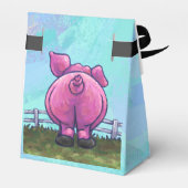 Schweinegengeschenke und -zubehör geschenkschachtel (Rückseite)