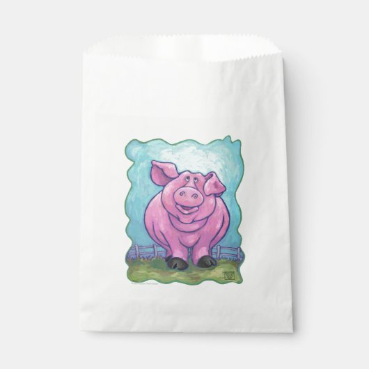 Schweinegengeschenke und -zubehör geschenktütchen (Vorderseite)