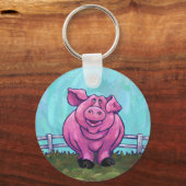 Schweinegengeschenke und -zubehör schlüsselanhänger (Vorderseite)