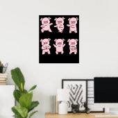 Schweinegeschenke für Schweineliebhaber Frauen Sch Poster (Heimbüro)