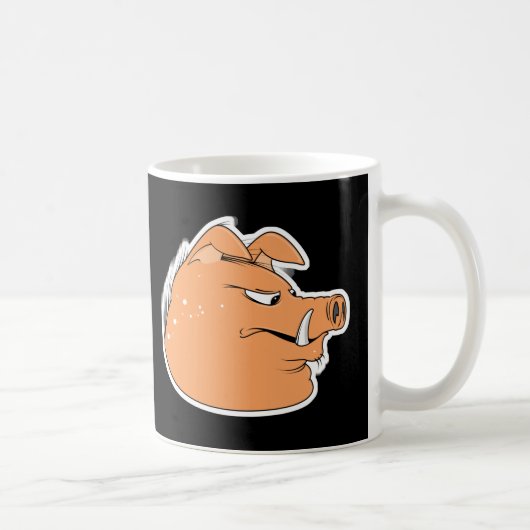 Schweinegesicht Kaffeetasse (Rechts)