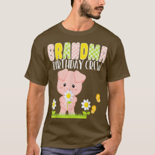 Schweinegrippe Birthday Crew Geburtstagsjunge Mädc T-Shirt