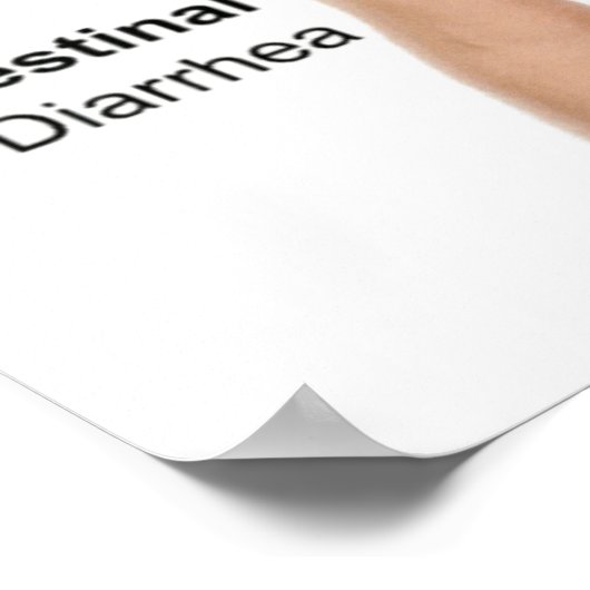 Schweinegrippe Poster (Ecke)