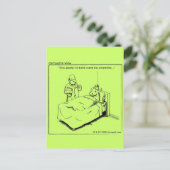 Schweinegrippe Postkarte (Stehend Vorderseite)