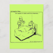 Schweinegrippe Postkarte (Vorderseite)